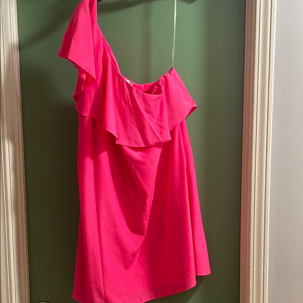 Amanda Uprichard One Shoulder Dress